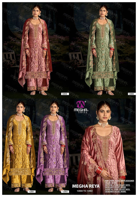 Reya Megha Velvet Suits Manufacturer Ahmedabad
