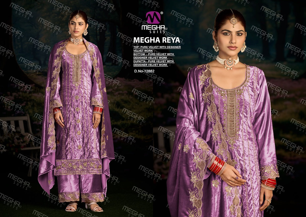 Reya Megha Velvet Suits Manufacturer Ahmedabad