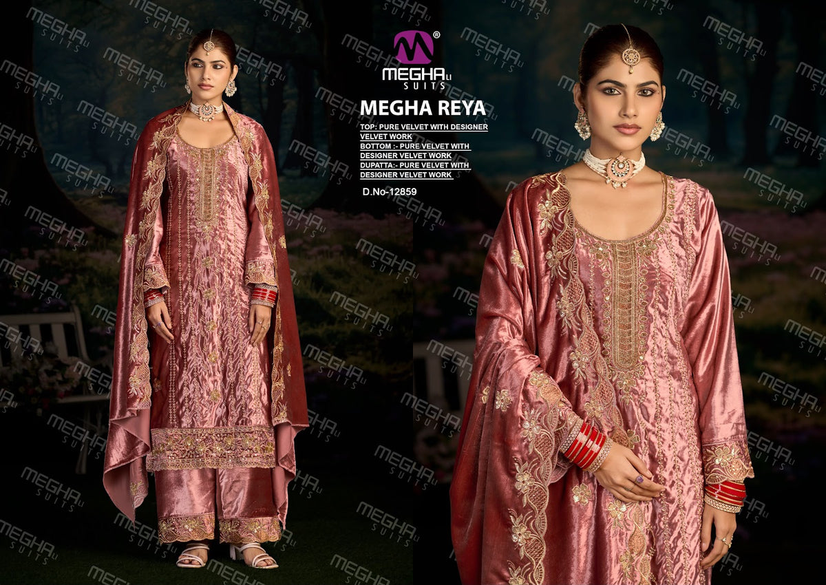 Reya Megha Velvet Suits Manufacturer Ahmedabad