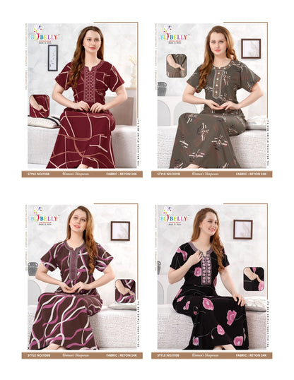 Reyon 24K 0411 Belly Night Gowns Manufacturer Gujarat