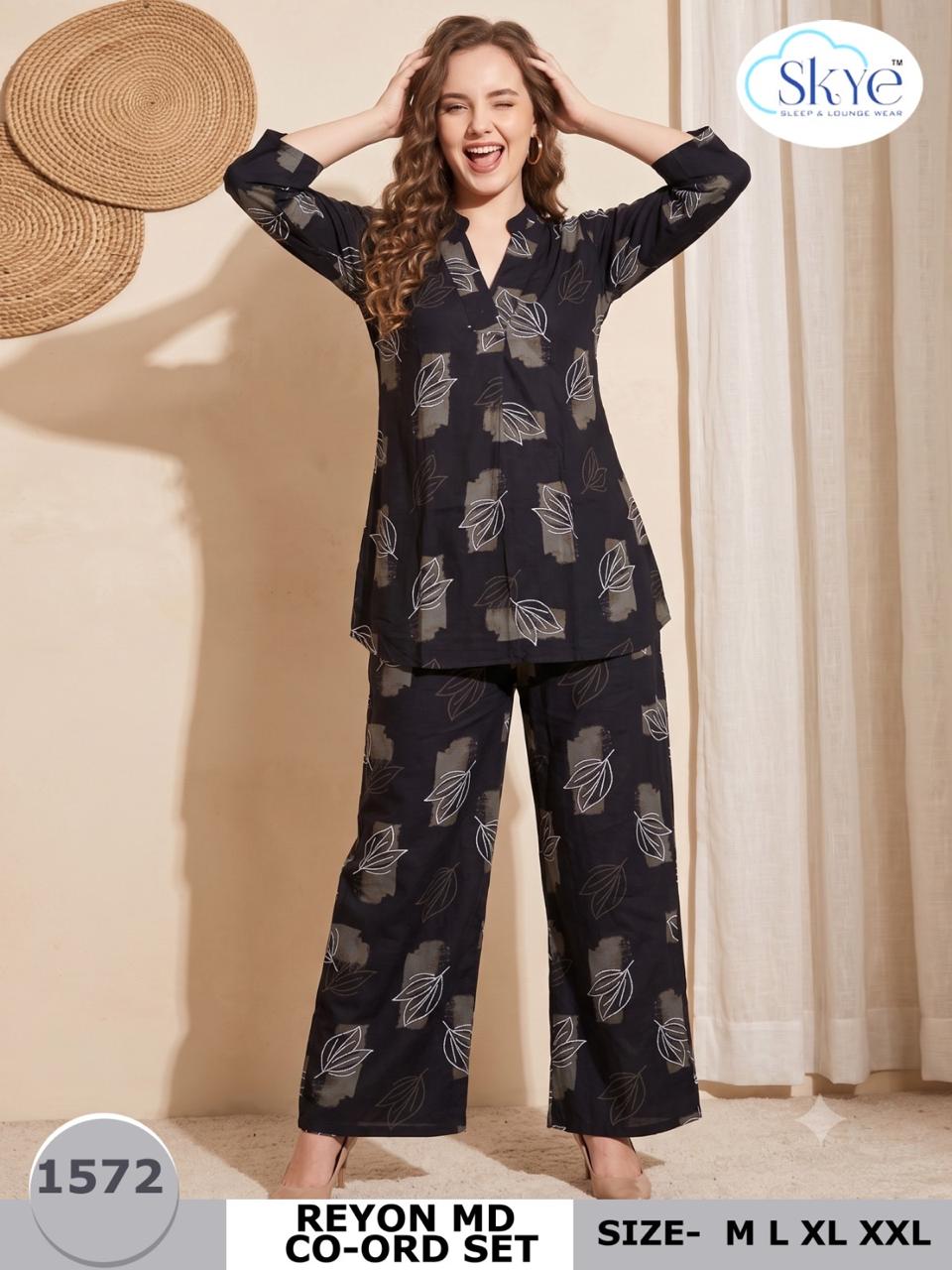 Reyon Md 2109 Skye Co Ord Set Supplier Ahmedabad