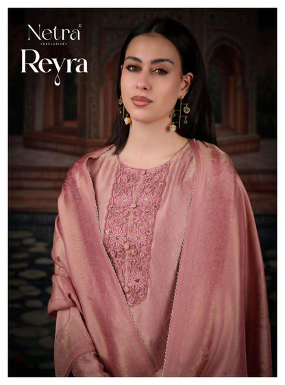 Reyra Netra Pure Bemberg Pant Style Suits Exporter Gujarat