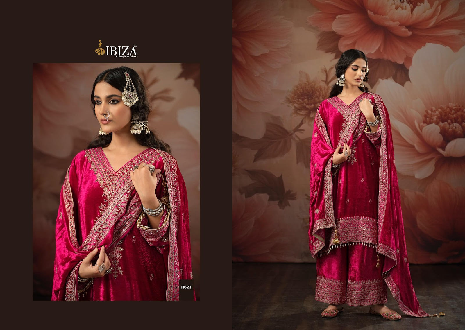 Reza Ibiza Velvet Suits Exporter Gujarat