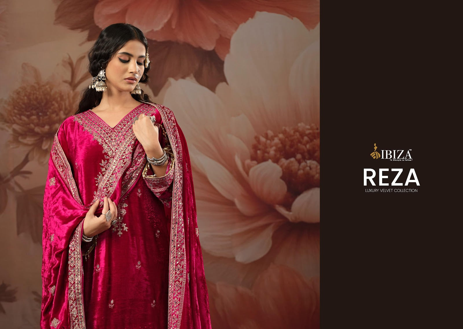 Reza Ibiza Velvet Suits Exporter Gujarat