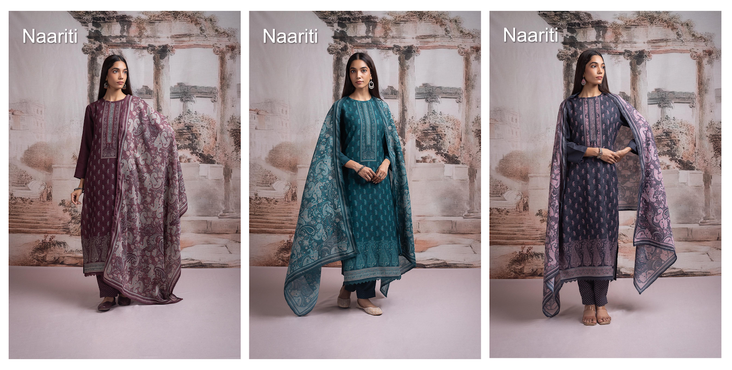 Rezaa Naariti Pashmina Suits Supplier Ahmedabad