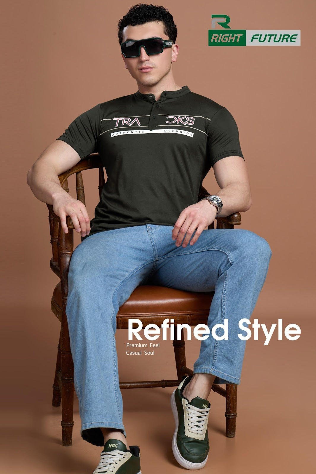 Rf 1038 Right Future Tencil Mens Tshirts Wholesale Price