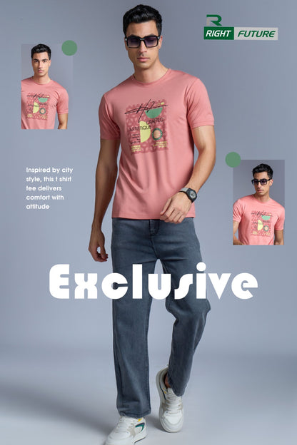 Rf 1053 Right Future Tencil Lycra Mens Tshirts Supplier Ahmedabad