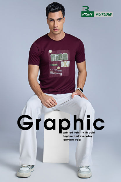 Rf 1053 Right Future Tencil Lycra Mens Tshirts Supplier Ahmedabad