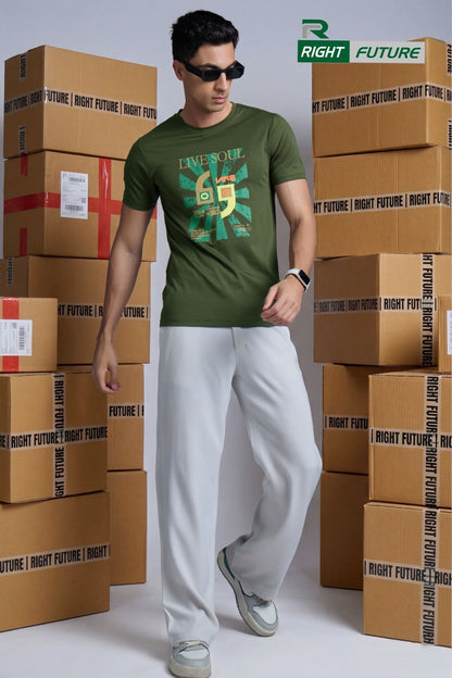 Rf 1053 Right Future Tencil Lycra Mens Tshirts Supplier Ahmedabad