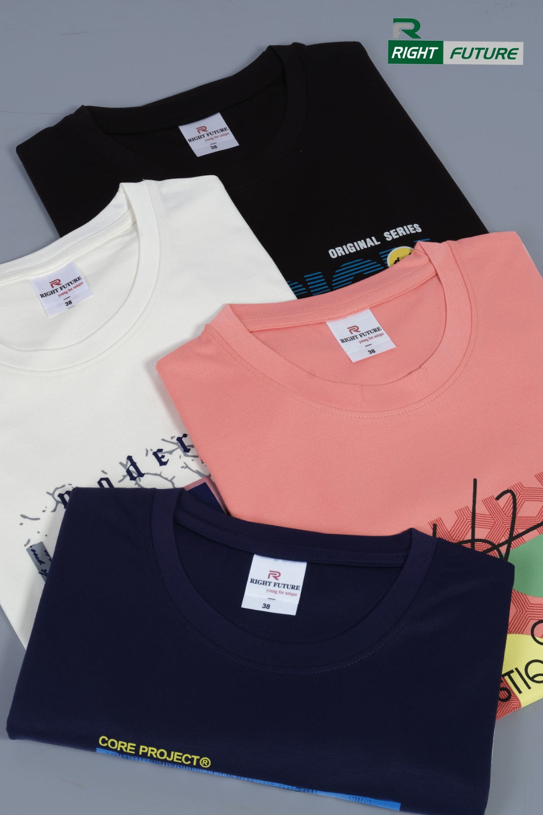 Rf 1053 Right Future Tencil Lycra Mens Tshirts Supplier Ahmedabad