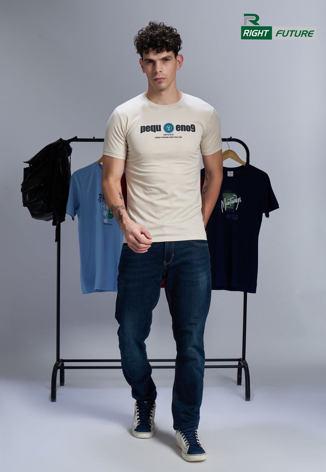 Rf 1067 Right Future Tencil Mens Tshirts Manufacturer Ahmedabad