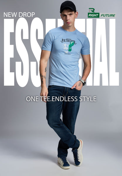 Rf 1067 Right Future Tencil Mens Tshirts Manufacturer Ahmedabad