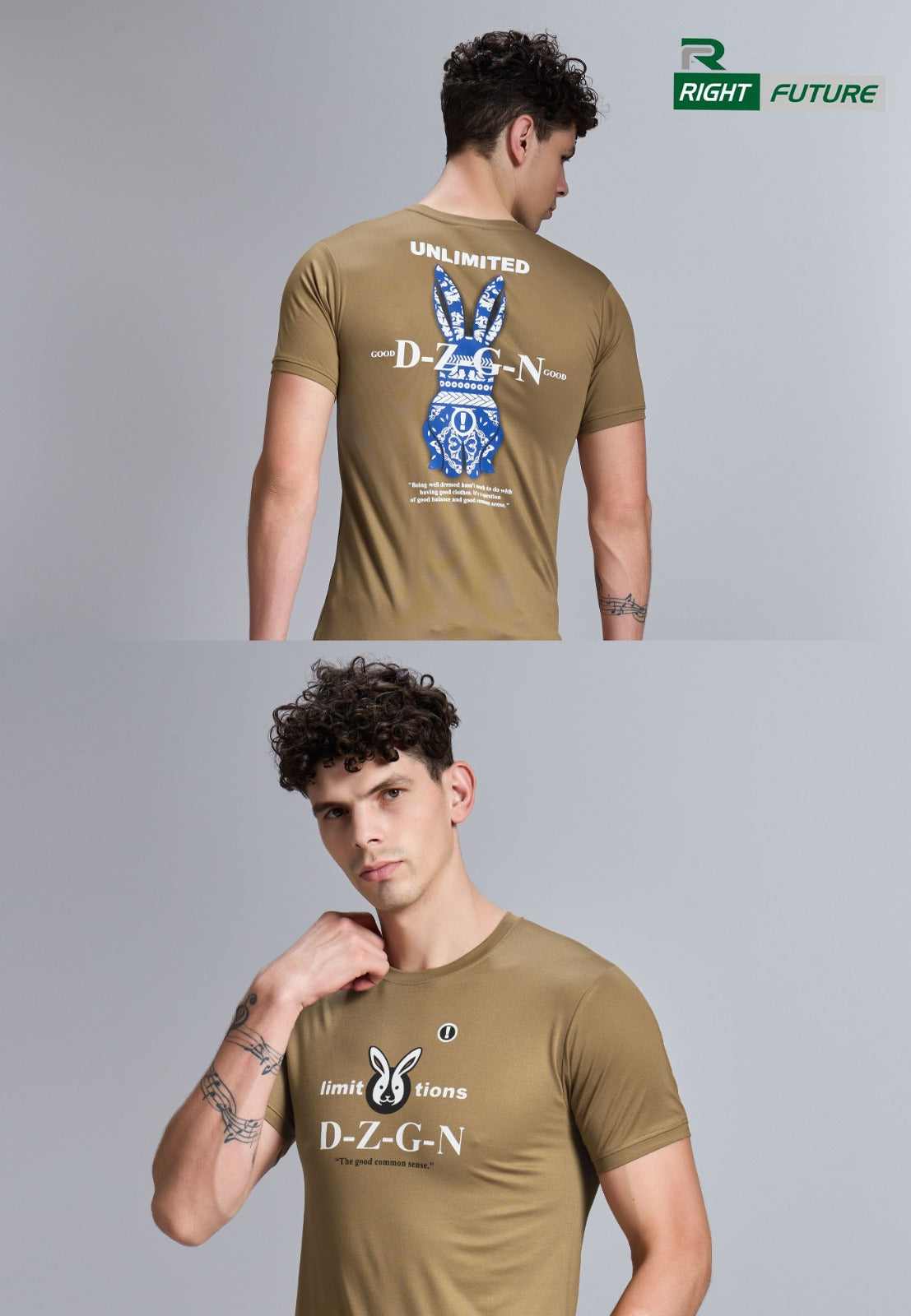 Rf 1067 Right Future Tencil Mens Tshirts Manufacturer Ahmedabad
