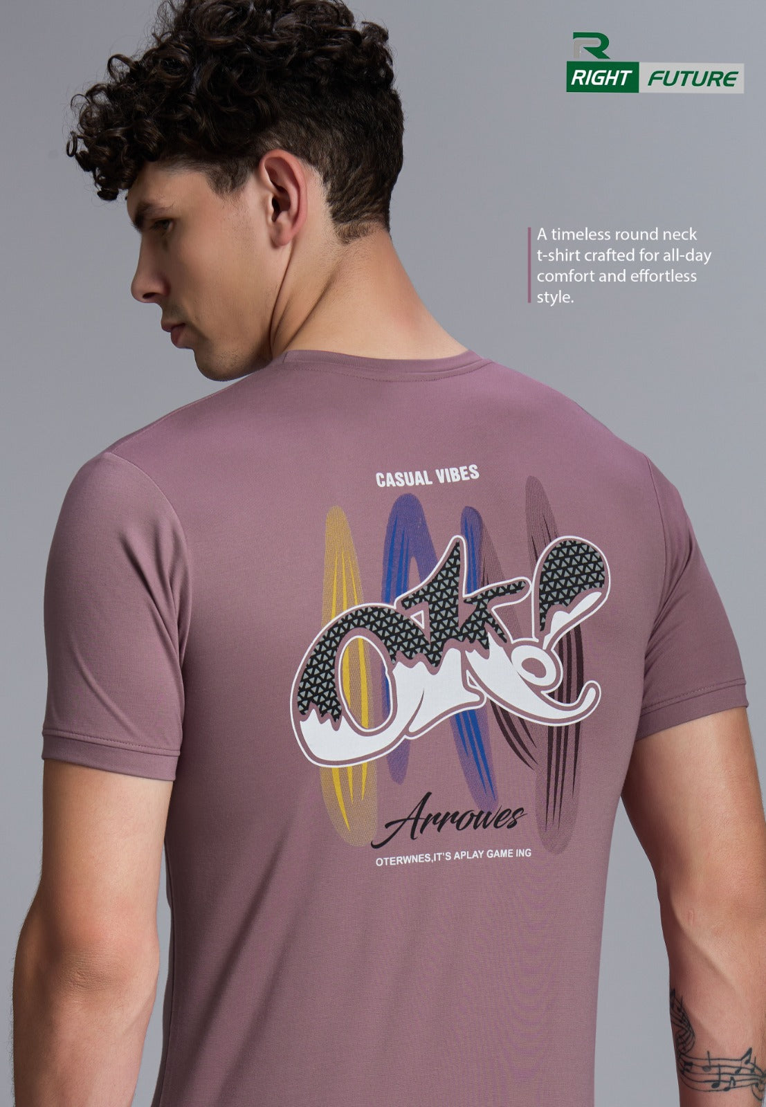 Rf 1067 Right Future Tencil Mens Tshirts Manufacturer Ahmedabad