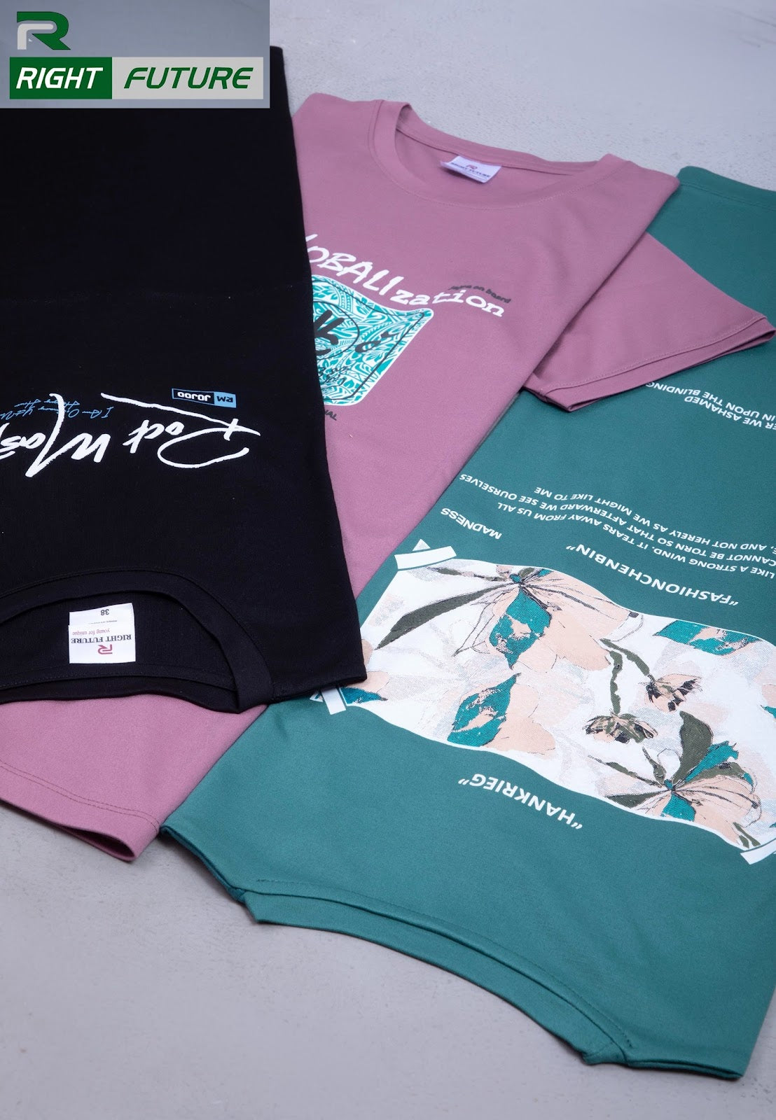 Rf 1068 Right Future Tencil Mens Tshirts Exporter