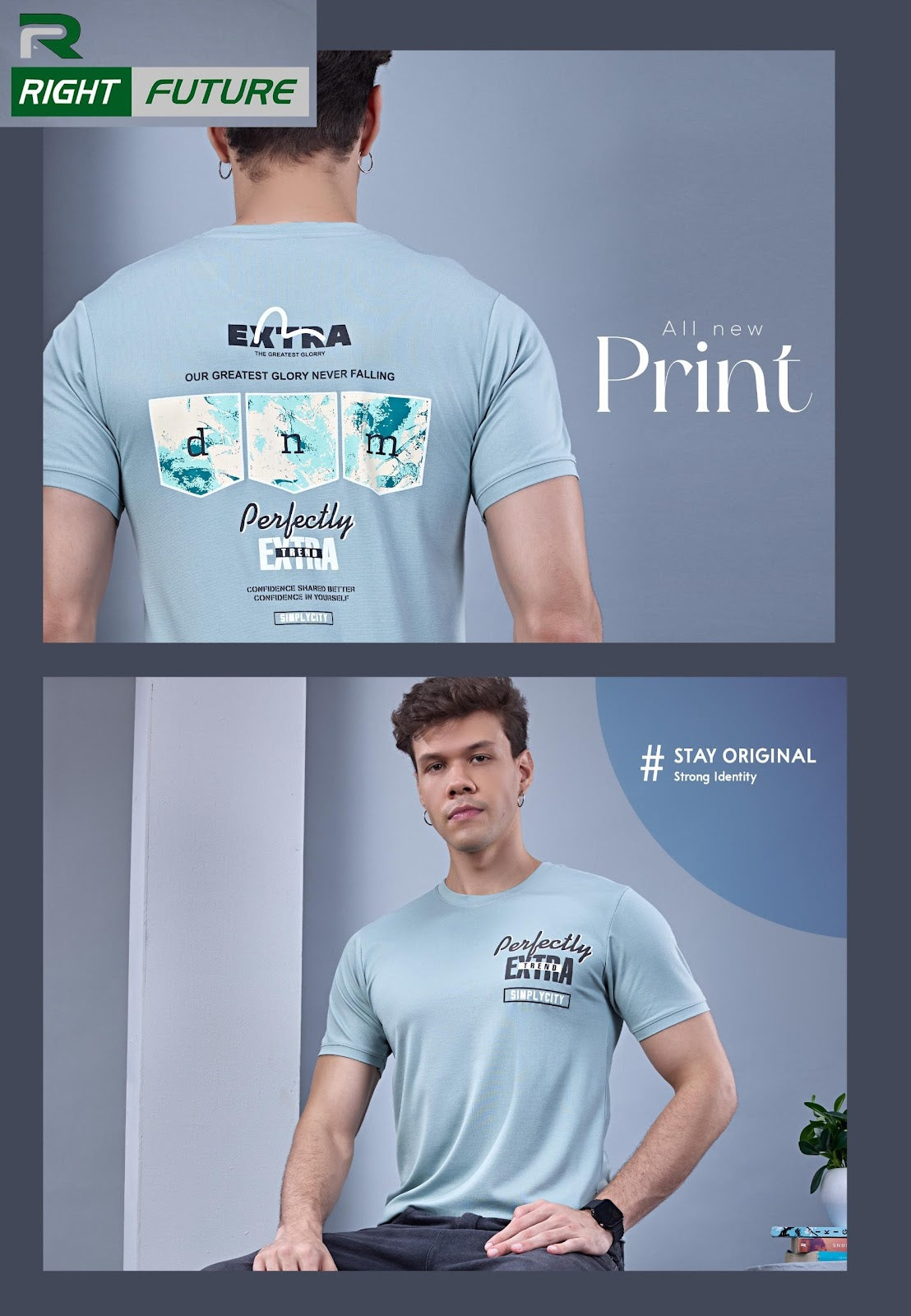 Rf 1068 Right Future Tencil Mens Tshirts Exporter