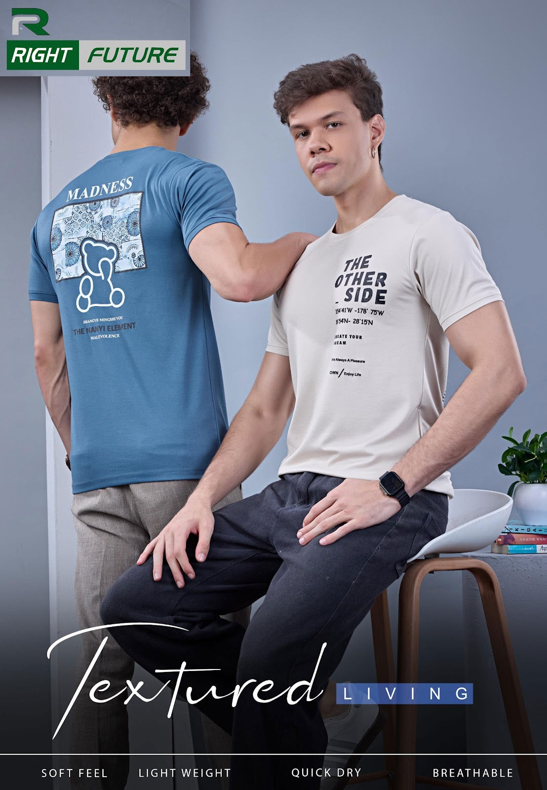 Rf 1068 Right Future Tencil Mens Tshirts Exporter