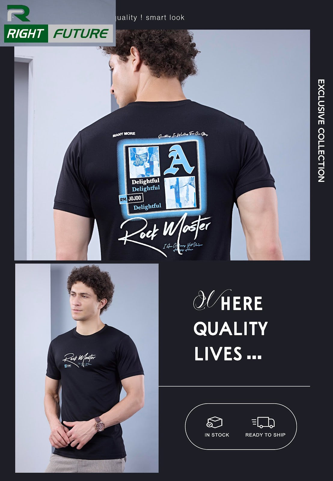 Rf 1068 Right Future Tencil Mens Tshirts Exporter