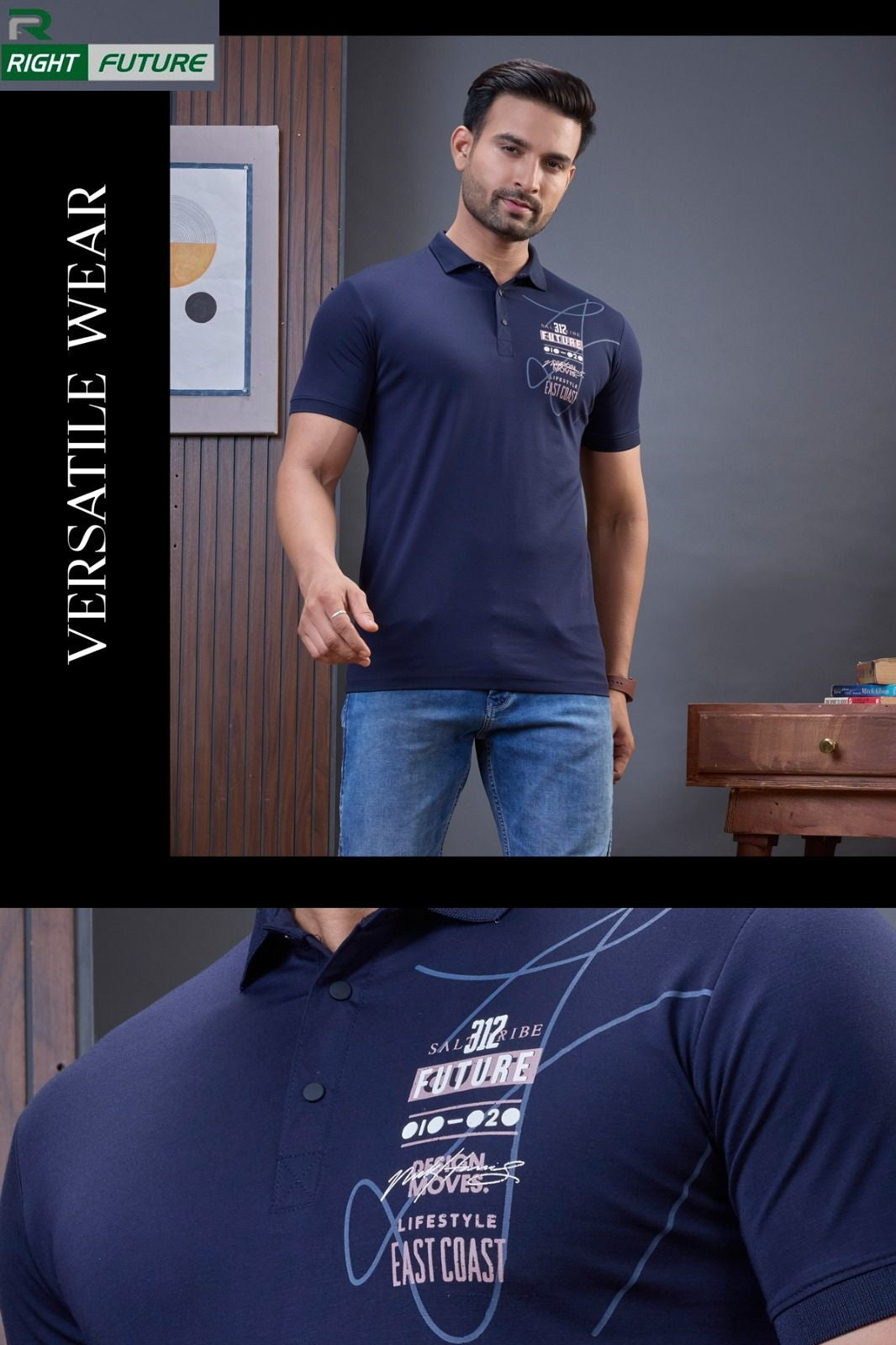 Rf 479 Right Future Tencil Mens Tshirts Wholesale