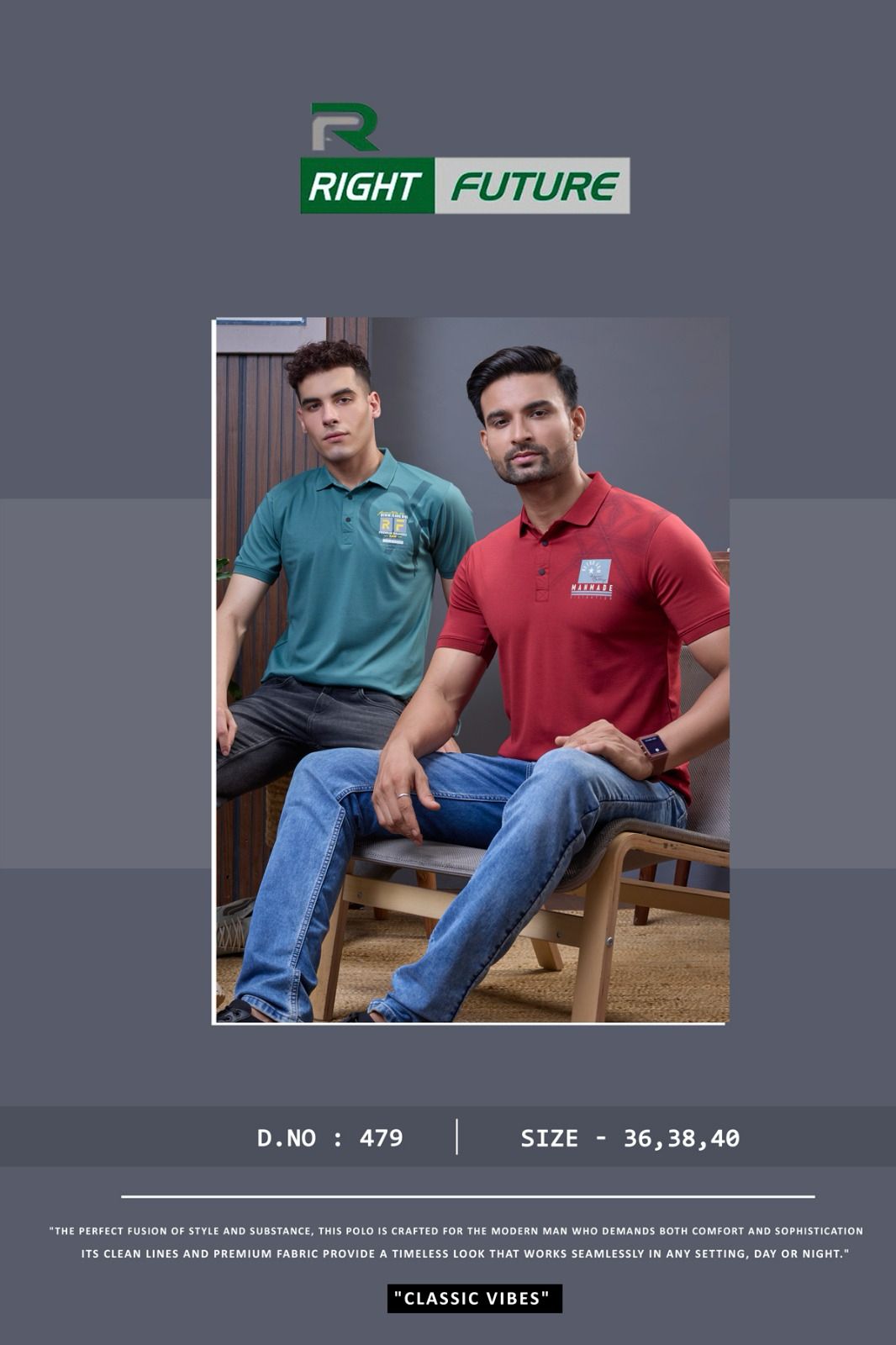 Rf 479 Right Future Tencil Mens Tshirts Wholesale