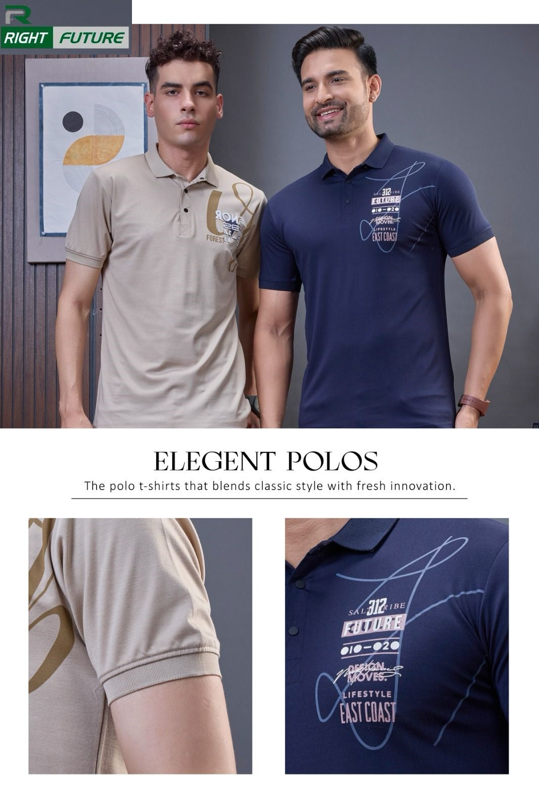 Rf 479 Right Future Tencil Mens Tshirts Wholesale