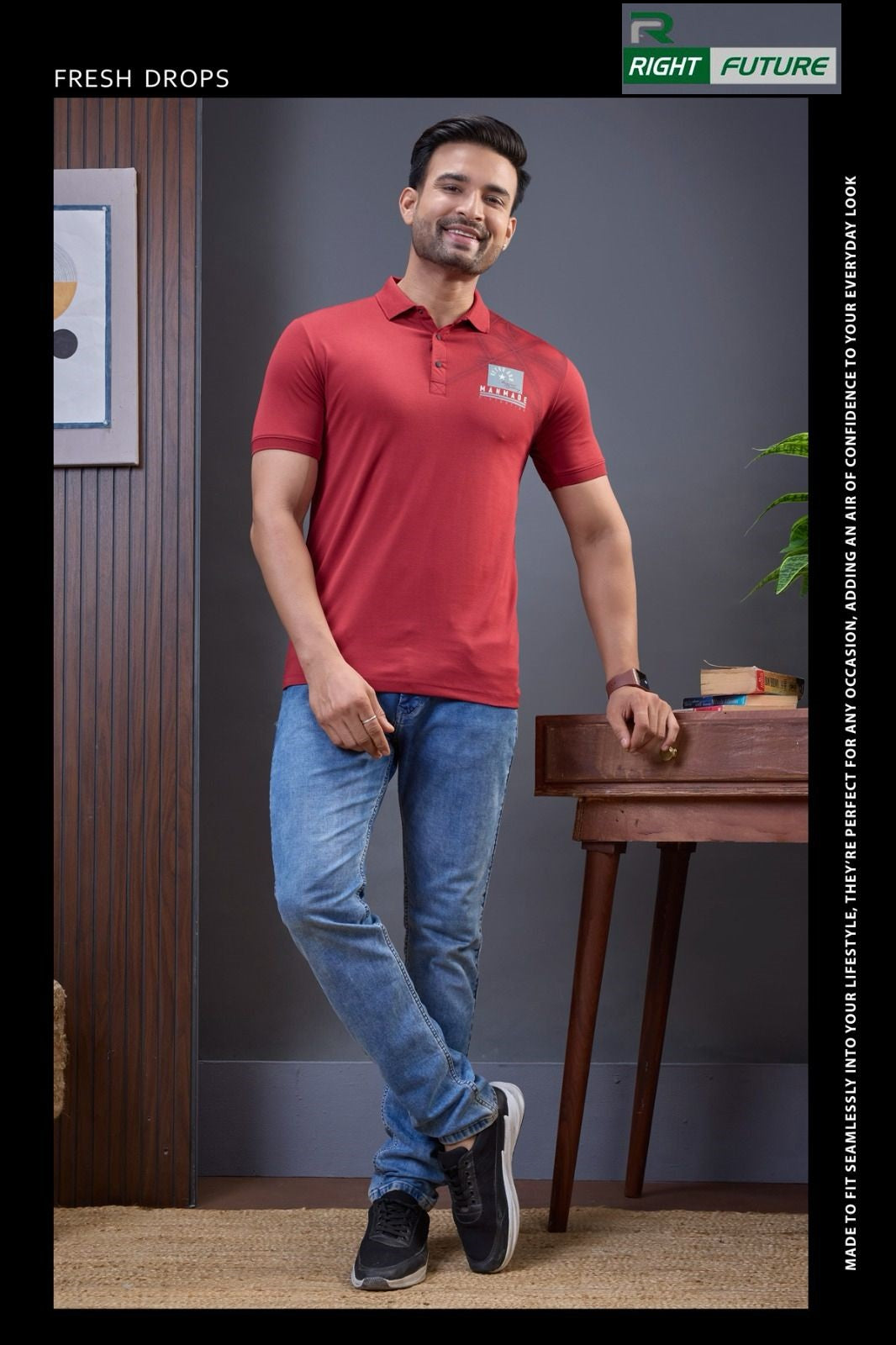 Rf 479 Right Future Tencil Mens Tshirts Wholesale