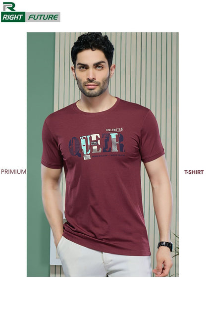 Rf 504 Right Future Tencil Lycra Mens Tshirts Manufacturer