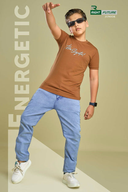 Rf 685 Right Future Tencil Boys Tshirt Wholesaler Ahmedabad