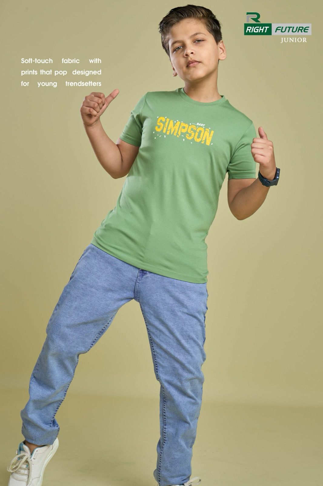 Rf 685 Right Future Tencil Boys Tshirt Wholesaler Ahmedabad