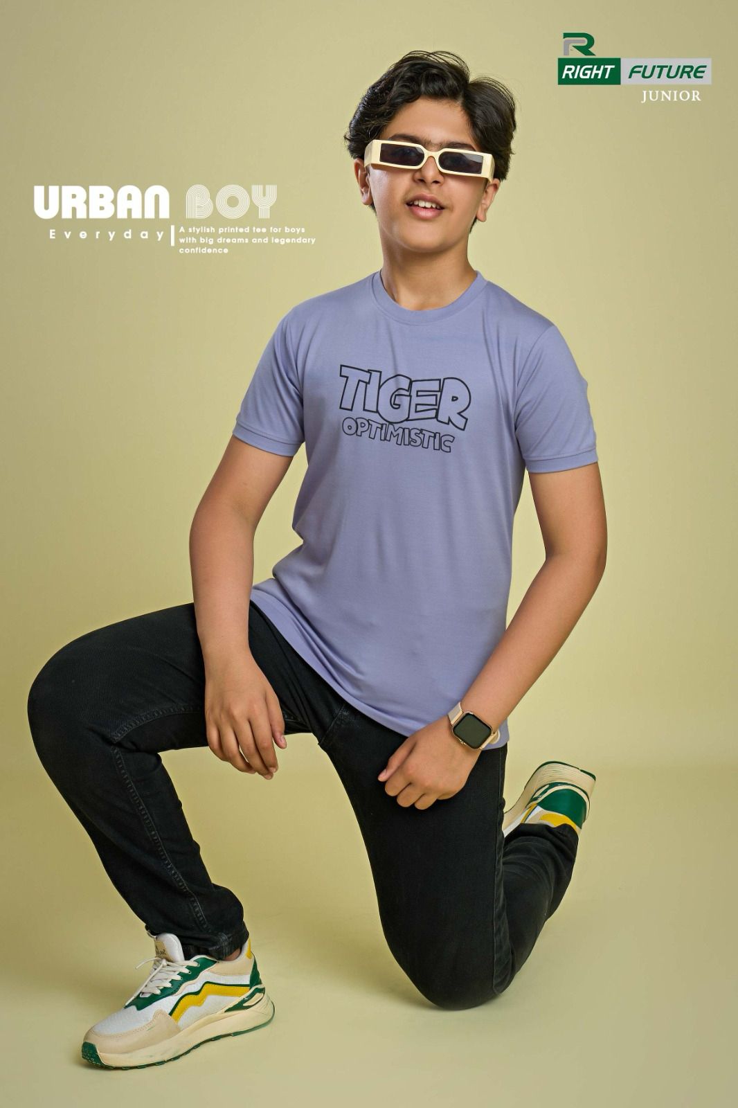 Rf 685 Right Future Tencil Boys Tshirt Wholesaler Ahmedabad