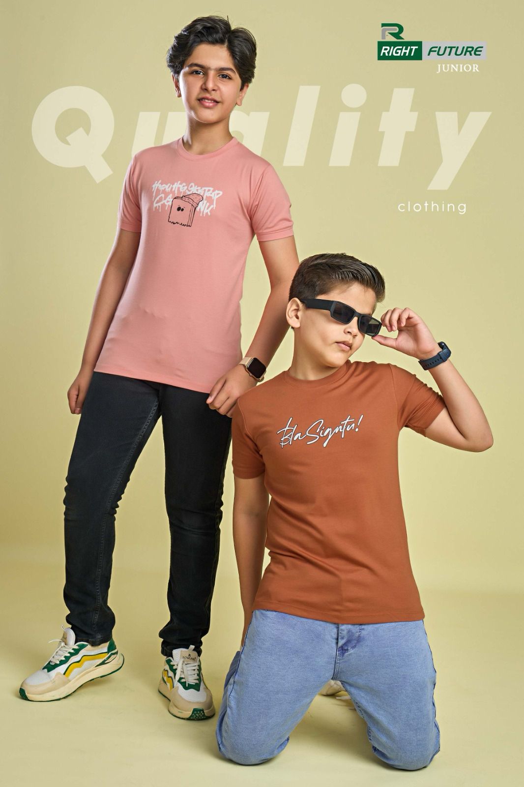 Rf 685 Right Future Tencil Boys Tshirt Wholesaler Ahmedabad