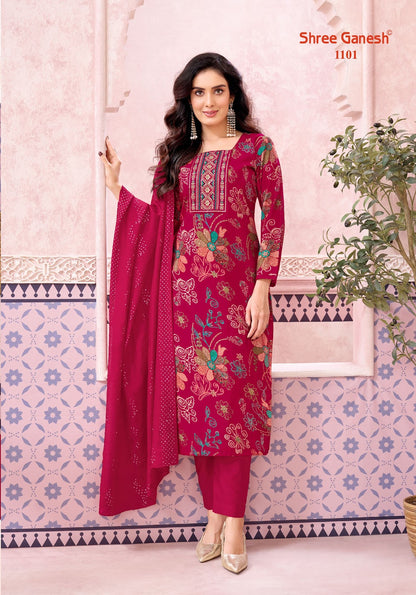 Rhea Vol 1 Shree Ganesh Vertican Readymade Pant Style Suits Wholesaler Gujarat