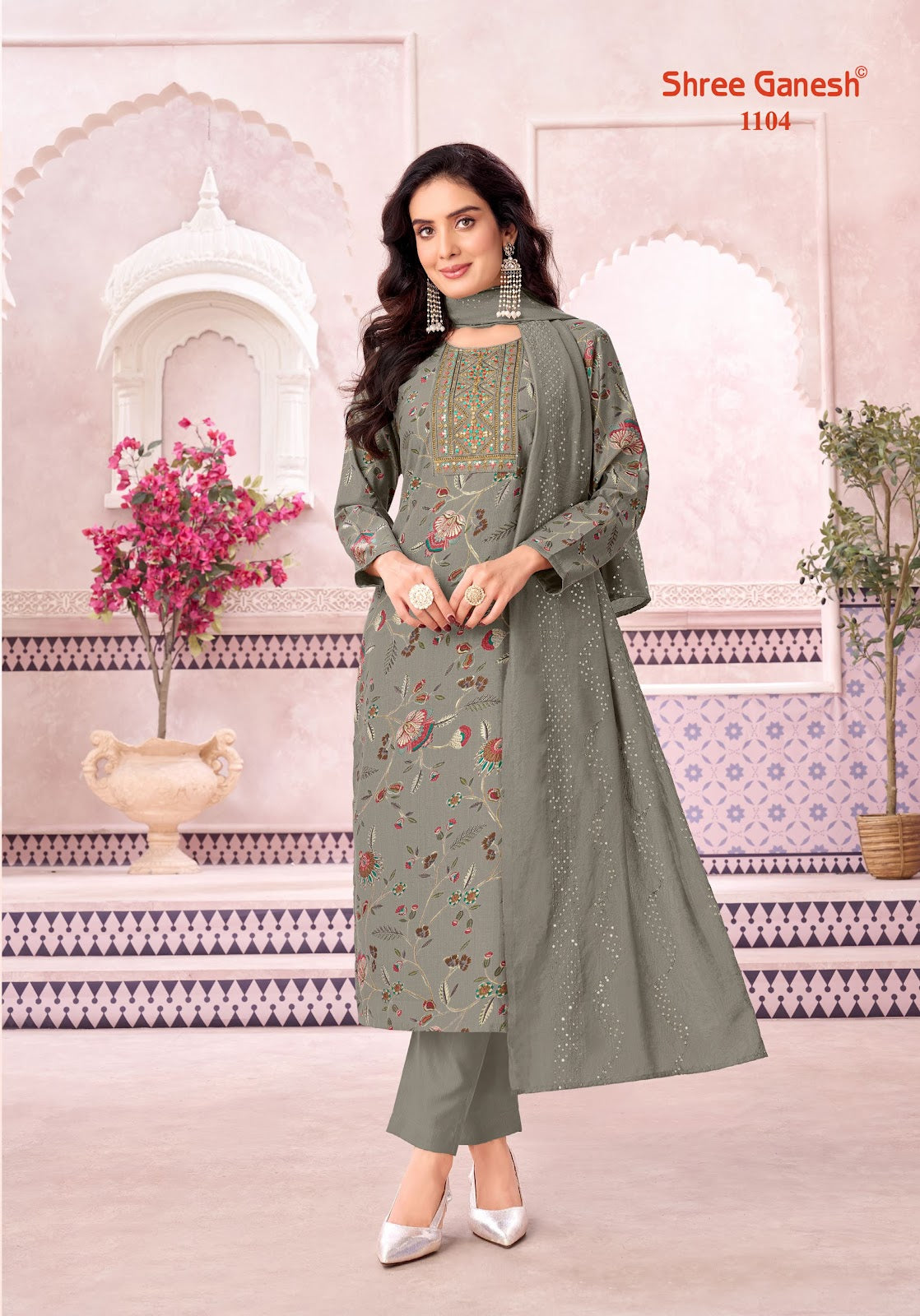 Rhea Vol 1 Shree Ganesh Vertican Readymade Pant Style Suits Wholesaler Gujarat