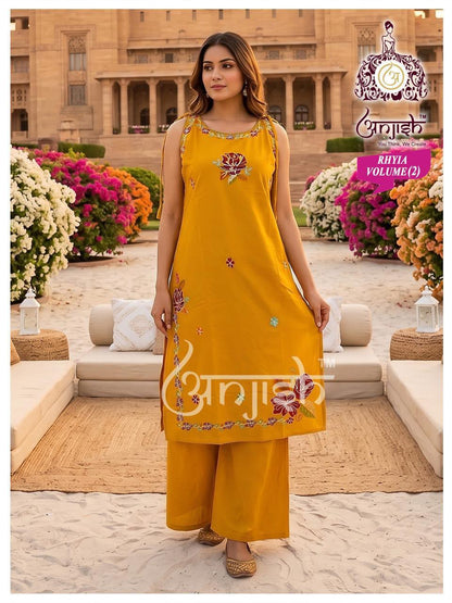 Rhyia Vol 2 Anjish Dhabu Cotton Co Ord Set Supplier India