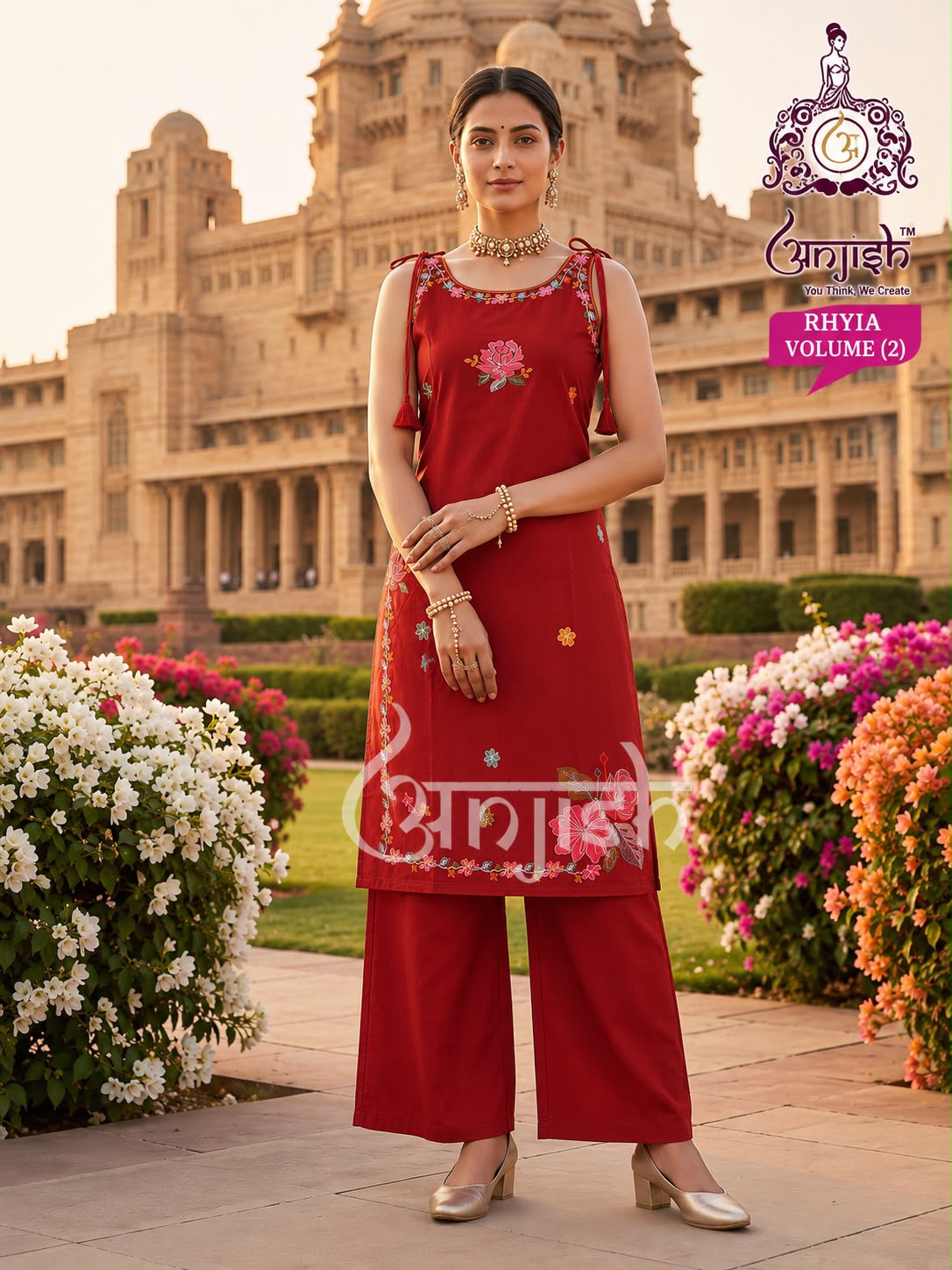 Rhyia Vol 2 Anjish Dhabu Cotton Co Ord Set Supplier India