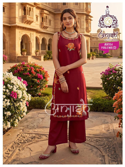 Rhyia Vol 2 Anjish Dhabu Cotton Co Ord Set Supplier India
