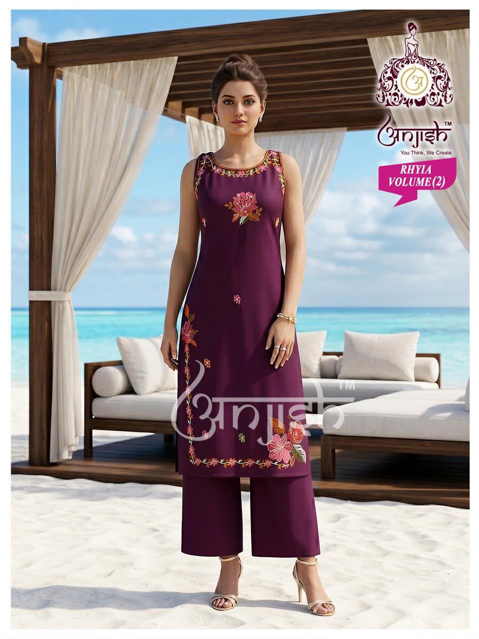Rhyia Vol 2 Anjish Dhabu Cotton Co Ord Set Supplier India