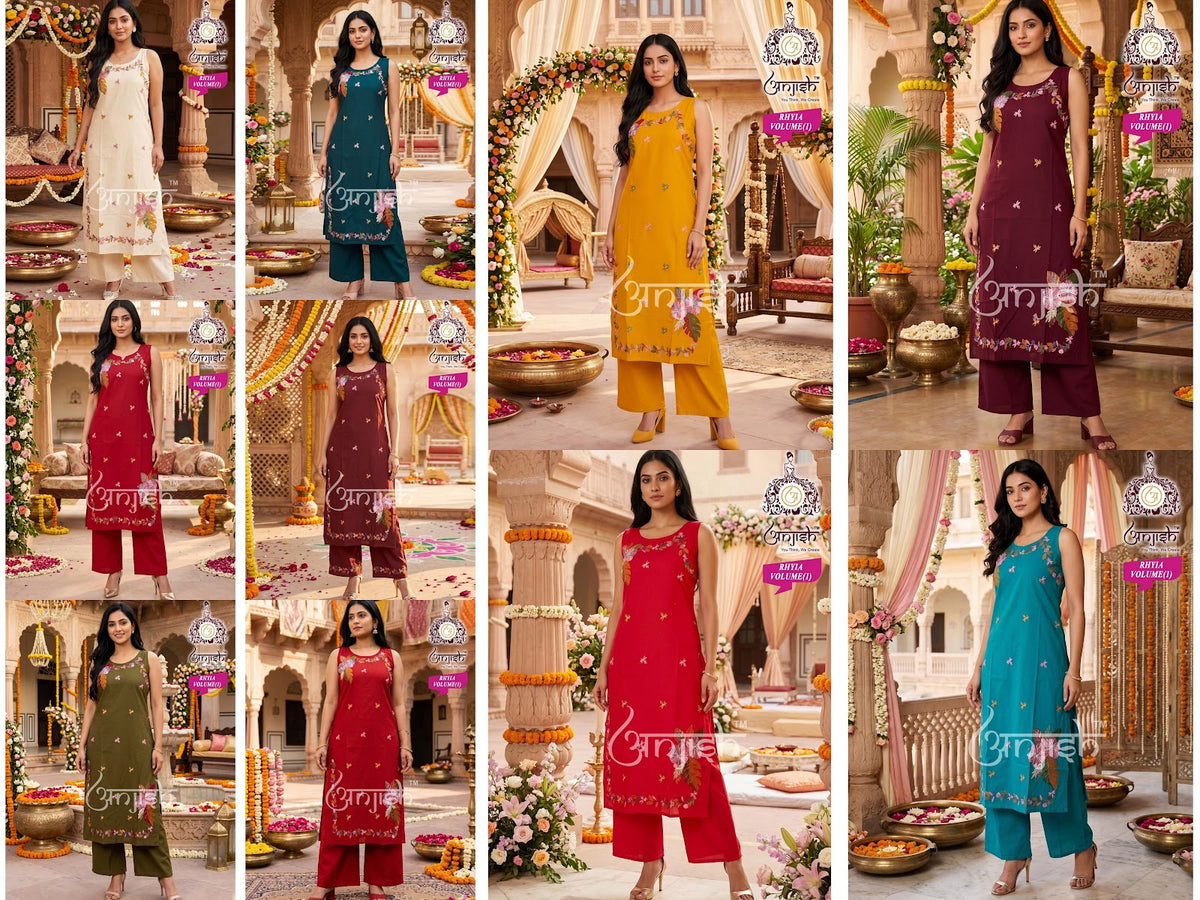 Rhyia Anjish Dhabu Cotton Co Ord Set Wholesale Price
