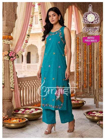 Rhyia Anjish Dhabu Cotton Co Ord Set Wholesale Price