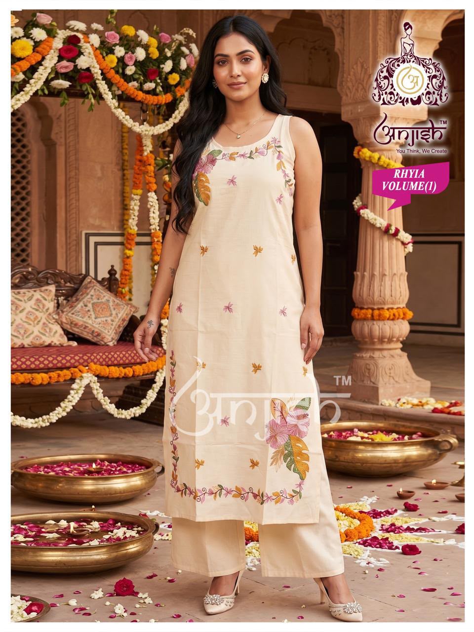 Rhyia Anjish Dhabu Cotton Co Ord Set Wholesale Price