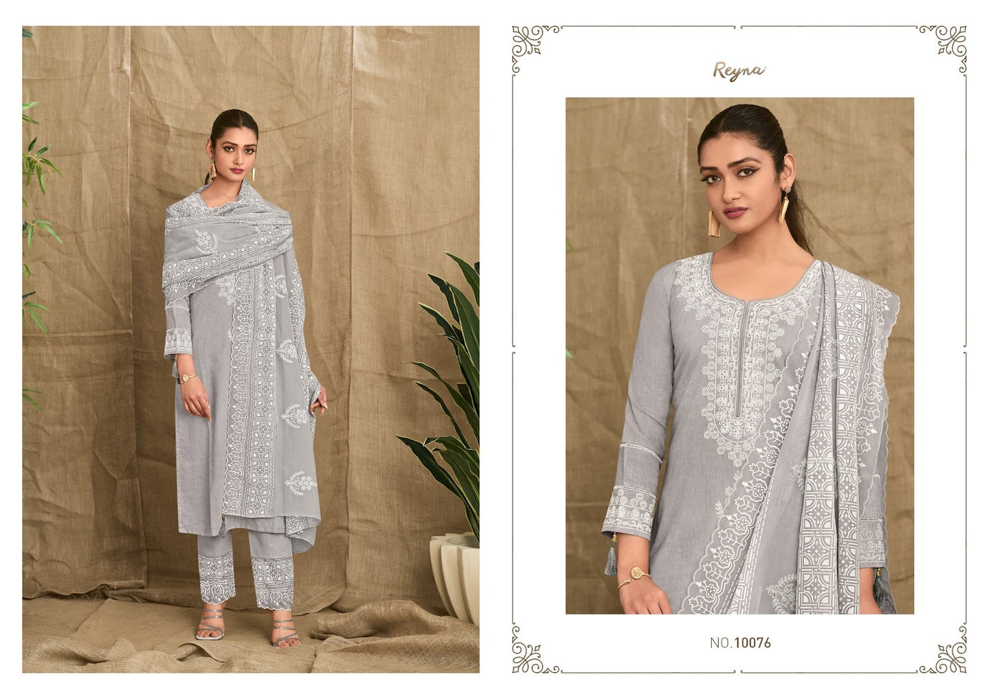 Rhythm Reyna Linen Pant Style Suits Exporter India