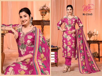 Ri 2164-2171 Women Ethnics Modal Readymade Pant Style Suits Exporter