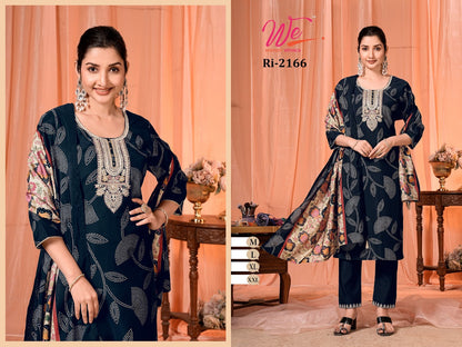 Ri 2164-2171 Women Ethnics Modal Readymade Pant Style Suits Exporter