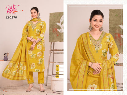 Ri 2164-2171 Women Ethnics Modal Readymade Pant Style Suits Exporter