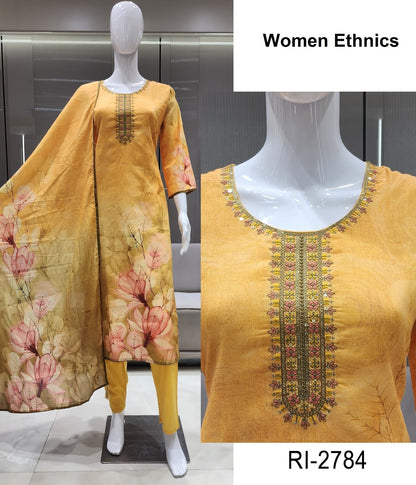 Ri 2774-2787 Women Ethnics Mal Cotton Readymade Pant Style Suits Exporter Gujarat