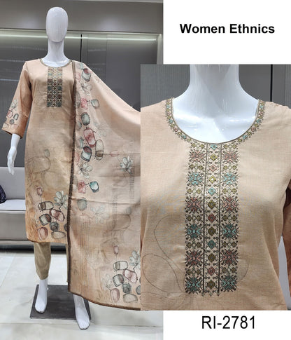 Ri 2774-2787 Women Ethnics Mal Cotton Readymade Pant Style Suits Exporter Gujarat
