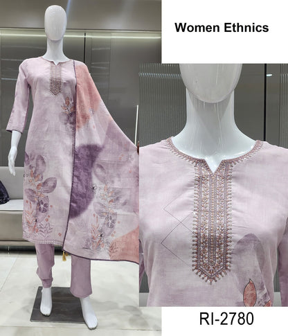 Ri 2774-2787 Women Ethnics Mal Cotton Readymade Pant Style Suits Exporter Gujarat
