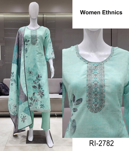Ri 2774-2787 Women Ethnics Mal Cotton Readymade Pant Style Suits Exporter Gujarat