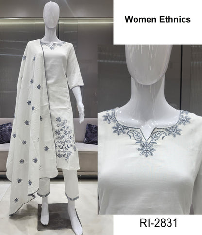 Ri 2826-2831 Women Ethnics Cotton Readymade Pant Style Suits Supplier Gujarat