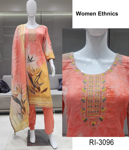 Ri 30 Women Ethnics Readymade Pant Style Suits Manufacturer Ahmedabad